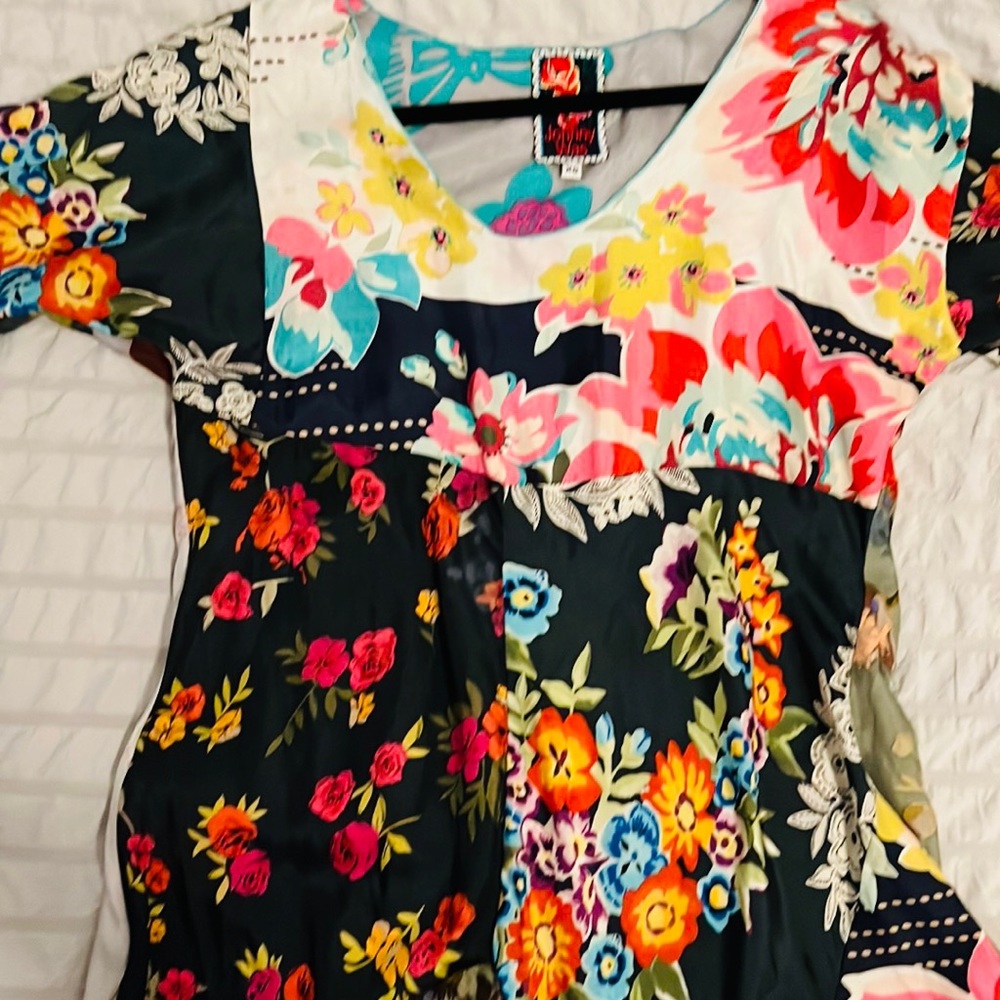 Johnny Was silk dress